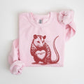 Possum Valentines Sweatshirt Funny Valentine Sweater