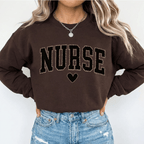 Nurse Sweatshirt, Leopard Nurse Shirt, RN Sweatshirt, Nurse Sweater, Nurse Graduation Gift