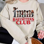 Retro Steve Babysitter Club Shirt, Vintage Hawkins Graphic Tee, Steve Harrington Shirt for Fan, Funny Fandom Sweater Hoodie