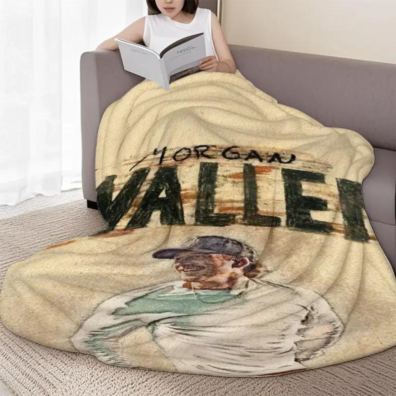 1 Stück Wallen Singer Flanelldecke mit Print – Weiches Polyester, leicht und tragbar, ideal für Sofa und Bett, Geschenk für Fans zu jeder Jahreszeit, moderner Stil, verschiedene Farben, Fanartikel | Promi-Motiv | Weiche Textur, Bettdecke 