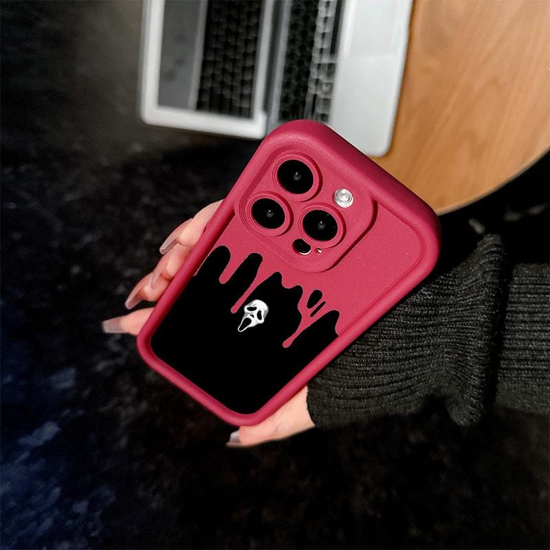 Scream Ghostface Dripping Art Phone Case