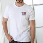 LOU SASSOL PLUMBING Unisex Cotton T-Shirt We Go In Dry And Leave Wet Funny Design for Plumbing Enthusiasts Comfortable Cotton Playful Design Ideal for Everyday Wear