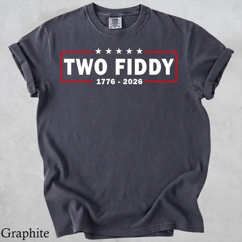 Comfort Colors USA 250 Years Graphic T-Shirt, Funny 1776–2026 Patriotic Independence Day Tee