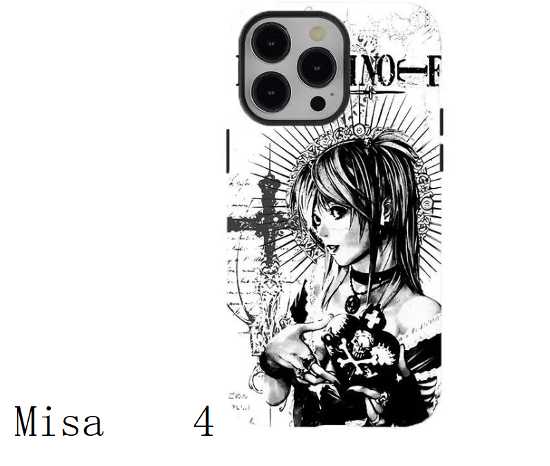Death N0te Misa Amane Gothic Art Phone Case|Gift For Fan|Gifts for anime lovers|For iPhone 17 Pro Max 16 15 14 13 12 11 for Samsung S21 S22 S23 S24 S25 Phone Case|Tough Phone Case|gift for him for her|Best Gift