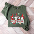 Weihnachtspullover „Stille Nacht“, Weihnachtsshirt für Krankenschwestern, Weihnachtsshirt für medizinisches Fachpersonal, Weihnachtsshirt für Intensivpflegekräfte, Weihnachtshoodie für Krankenschwestern, Geschenkidee für Pflegekräfte 