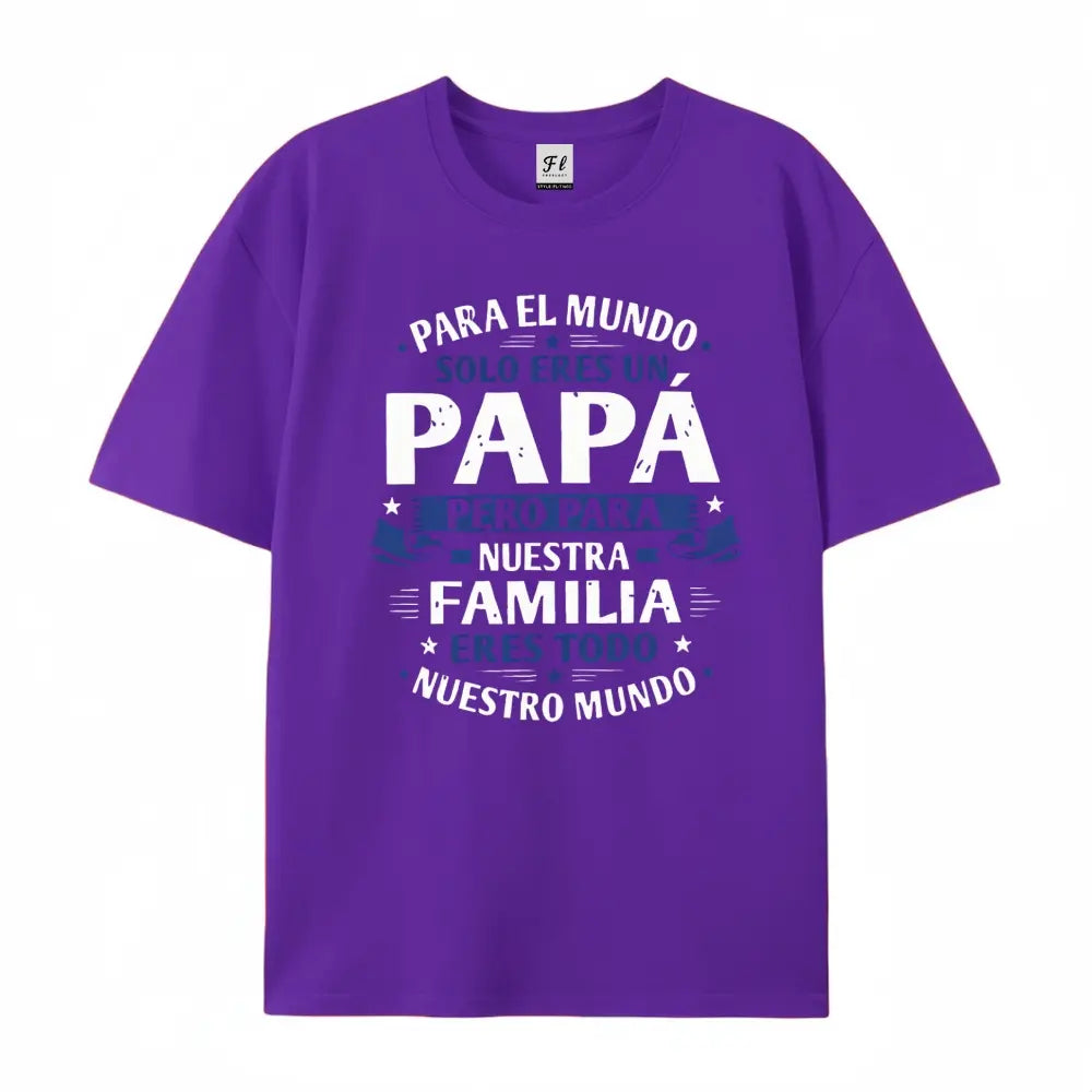 Latino Dad Spanish Graphic T-Shirt, Father's Day Birthday Gift For Him, Cotton Tee