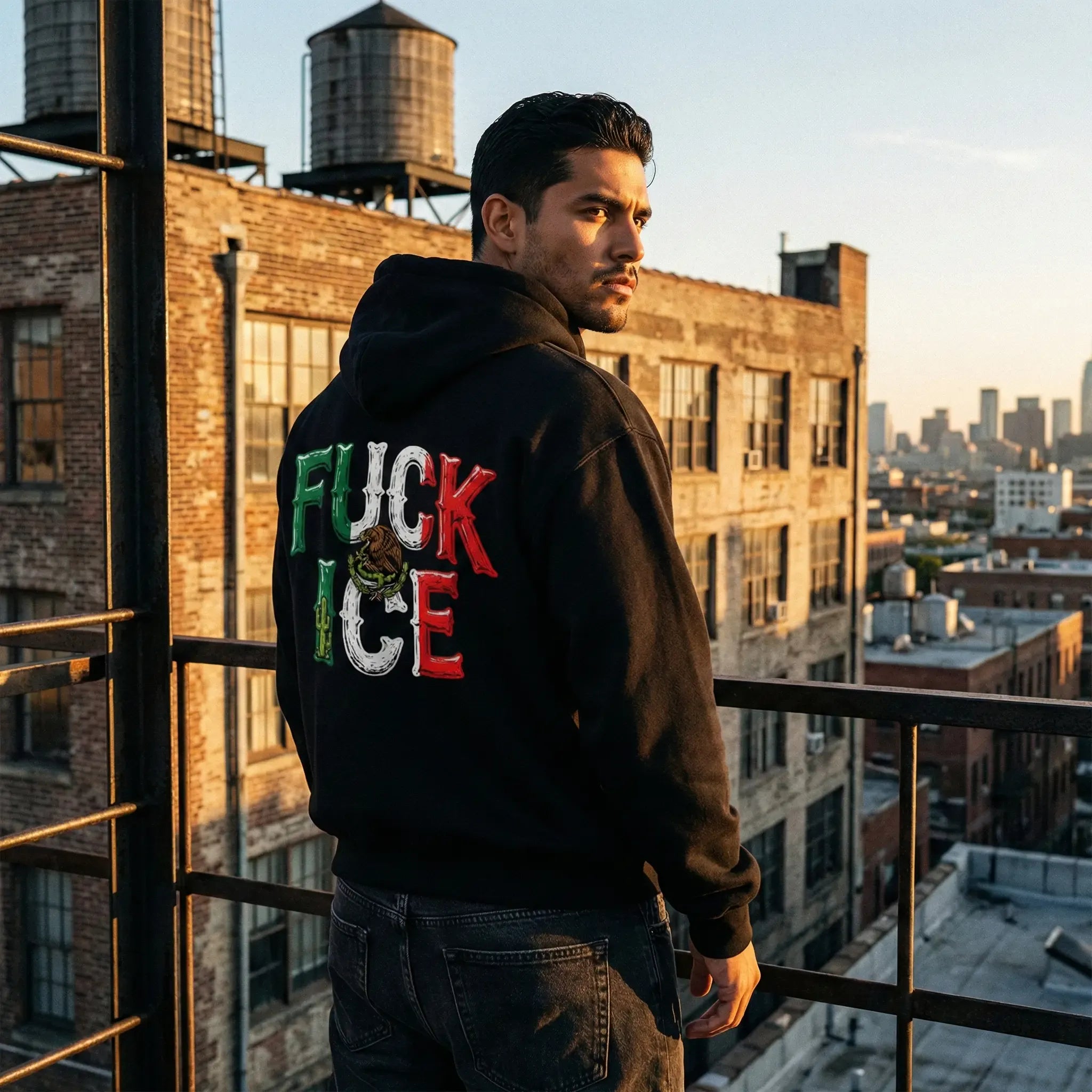 NO ICE Urban Statement Hoodie Black