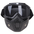 Anti-fog HD Lens Full Face Goggle Detachable Adjustable Ski Mask Comfort Sponge Pad Plastic Material