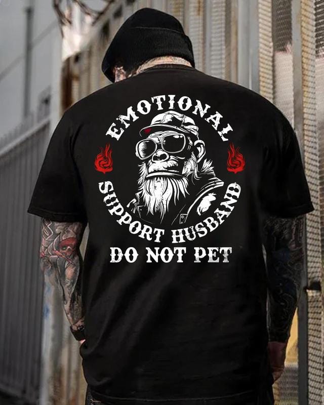 Emotional Support Husband Do Not Pet Hoodie