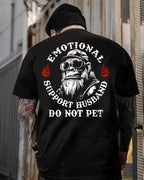 Emotional Support Husband Do Not Pet Hoodie