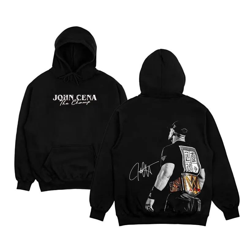 JOHN CENA THE CHAMP HOODIE, WWE Fan-Hoodie, John Cena WWE Hoodie, Unisex-Grafik für WWE-Fans, WWE Hoodie, Herren-Baumwollkleidung 