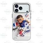 Cute 3D Cartoon Football Superstar Phone Case,Football Superstar   designer   Case, Soccer Player Graffiti Protective Phone CoverFor iPhone11 12 13 14 15 16 17 pro max and Samsung S21-S26 .Perfect for Her/Him Phone Caseslovely stylish gift designer