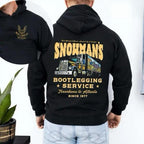 Hoodie mit dem Aufdruck „Snowman's Bootlegging Service“, Sweatshirt „Smokey and the Bandit“, lustiges T-Shirt für Filmfans 