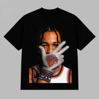 Jalen Brunson "Brunson Burner" Vintage Graphic T-Shirt - Retro Knicks Streetwear Tee for Basketball Fans