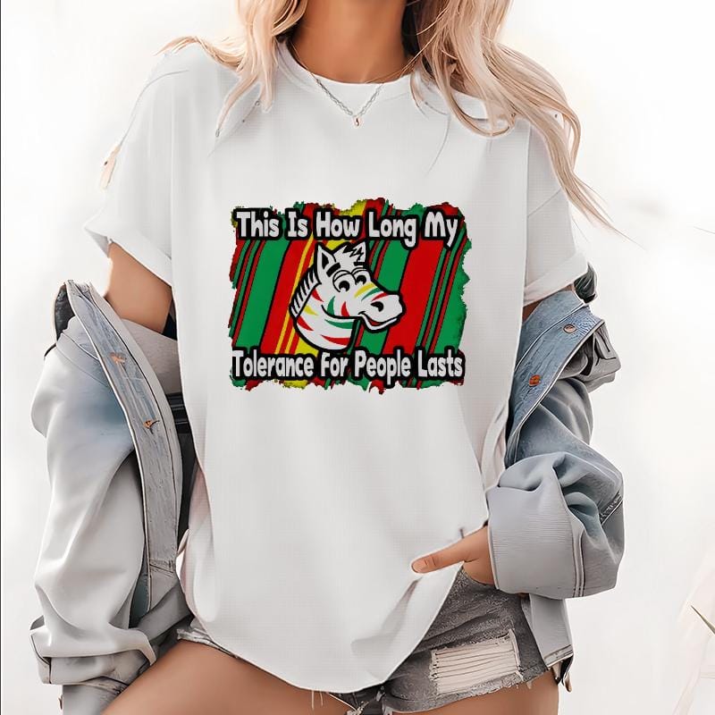 Bringing Humor to Your Wardrobe: Unisex Tolerance Tee