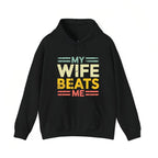 „Meine Frau schlägt mich“-Shirt, lustiges Pärchen-T-Shirt, witziges Geschenk für ihn, Muttertags-Shirt, Unisex-T-Shirt 