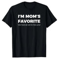 Lustiges T-Shirt „Mamas Lieblingssohn/Tochter – Ich bin Mamas Lieblingssohn/Tochter“ – Golfgeschenk für Männer und Frauen, Sommerkleidung 
