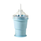 Folding ice hockey cup, silicone cup, summer ice hockey folding water cup, creative silicone ice cube mold, large spherical homemade whiskey freezer.
