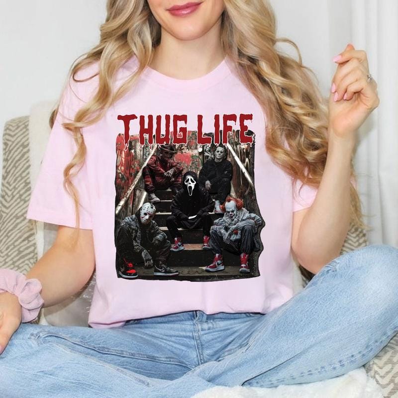 Halloween-Horrorfiguren THUG LIFE Shirt 