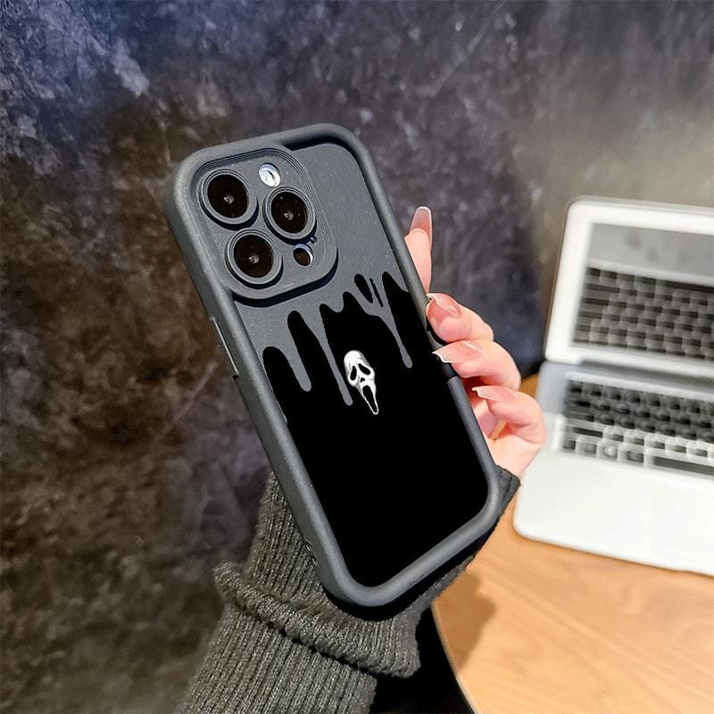 Scream Ghostface Dripping Art Phone Case