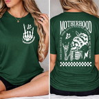 \"Motherhood: Sometimes I Rock It, Sometimes It Rocks Me\" shirt – a perfect unisex cotton tee or sweatshirt for moms, great for Mother's Day!