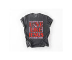 Love Like Jesus Preppy Valentine's Day Puff Print Design T-shirt or Sweatshirt