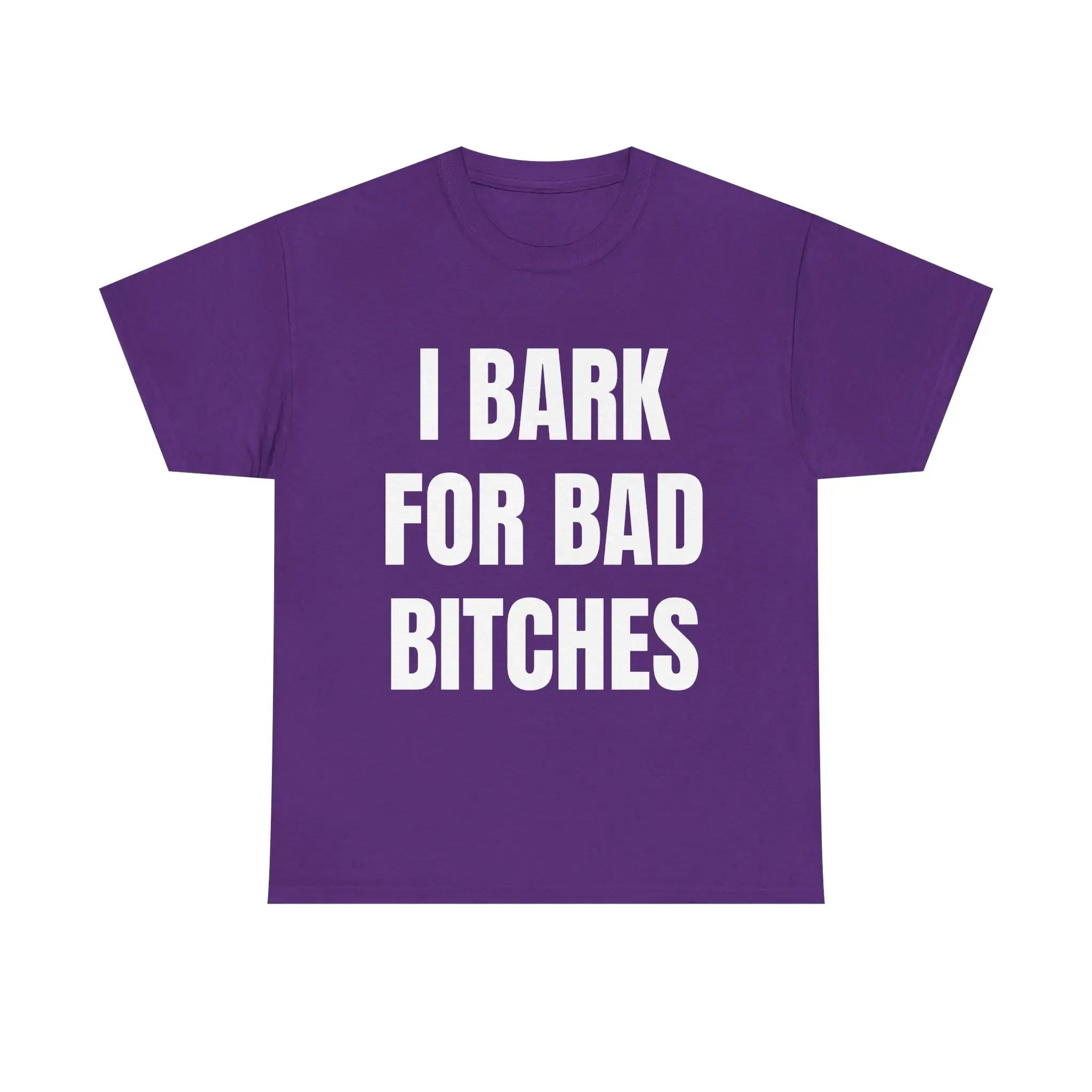 I Bark for Bad B*tches Shirt – Viral TikTok Funny Shirt for Men, Delulu Dog Boy Tee, Gen Z Meme Humor Shirt, Unhinged Simp Energy Graphic Tee
