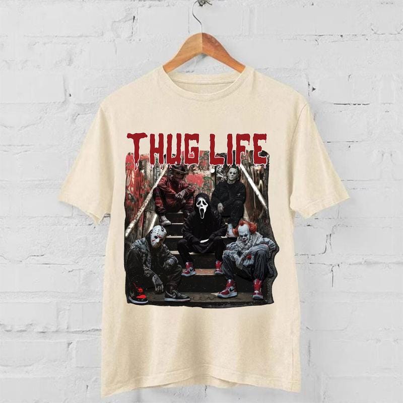 Halloween-Horrorfiguren THUG LIFE Shirt 