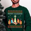 Fröhliche Glizzmas-Weihnachtspullover-Shirt – Lustiges, hässliches Glizzy-Weihnachtspullover-Shirt als Geschenk 