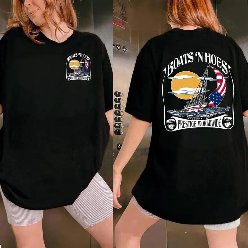 Boats n Hoez Sommer-Stiefbrüder-Film-Shirt, tailliertes T-Shirt, Sweatshirt, Hoodie 