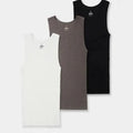 Premium Ultra-Soft Cotton Fitted Tanks 3 Pack / 6 Pack